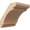 Ekena Millwork 5-inch W x 6-inch D x 6-inch H Olympic Rough Cedar Woodgrain TimberThane Knee Brace, Primed BRCUR05X06X06OLYRCPR - alternate 1
